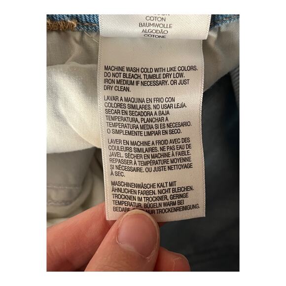 Mother SNACKS! The Kegger Utility Heel denim light blue size 33 - Picture 7 of 7